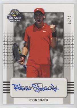 2018 Leaf Grand Slam - [Base] - Silver #BA-RS1 - Robin Stanek /20