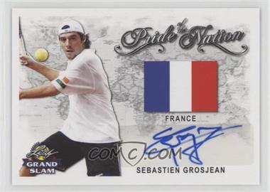 2018 Leaf Grand Slam - Pride of the Nation Autographs #PN-SG1 - Sebastien Grosjean