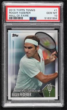 2019 Topps International Hall of Fame - [Base] #1 - Roger Federer [PSA 10 GEM MT]