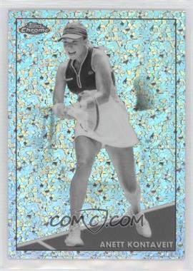 2021 Topps Chrome - [Base] - Black & White Mini-Diamond Refractor #37 - Anett Kontaveit