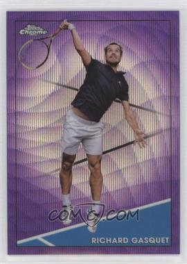 2021 Topps Chrome - [Base] - Purple Wave Refractor #25 - Richard Gasquet /199