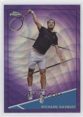 2021 Topps Chrome - [Base] - Purple Wave Refractor #25 - Richard Gasquet /199