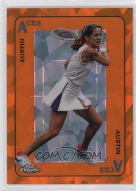 2021 Topps Chrome Sapphire Edition - Aces - Orange Refractor #ACE-14 - Tracy Austin /25
