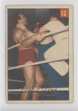 1954-55 Parkhurst Wrestling - [Base] #12 - Primo Carnera [Poor to Fair]