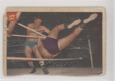 1954-55 Parkhurst Wrestling - [Base] #15 - Tim Goehagen [COMC RCR Poor]
