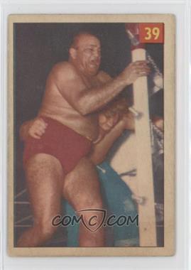 1954-55 Parkhurst Wrestling - [Base] #39 - Nanjo Singh [Good to VG‑EX]