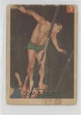 1954-55 Parkhurst Wrestling - [Base] #5 - Antonino Rocca [COMC RCR Poor]