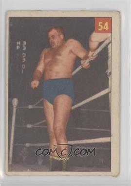 1954-55 Parkhurst Wrestling - [Base] #54 - Hans Hermann [Poor to Fair]