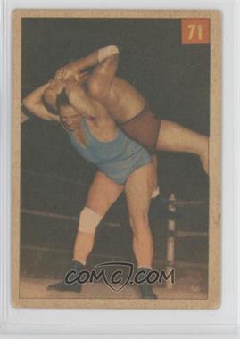 1954-55 Parkhurst Wrestling - [Base] #71 - Bob Langevin [Good to VG‑EX]
