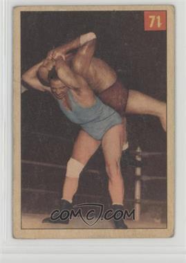 1954-55 Parkhurst Wrestling - [Base] #71 - Bob Langevin [Poor to Fair]