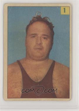 1955-56 Parkhurst Wrestling - [Base] #1 - Frank Valois [Poor to Fair]