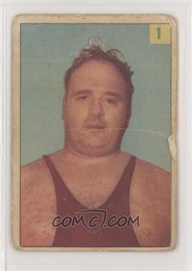 1955-56 Parkhurst Wrestling - [Base] #1 - Frank Valois [Poor to Fair]