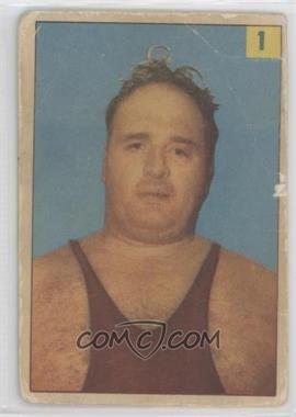 1955-56 Parkhurst Wrestling - [Base] #1 - Frank Valois [Poor to Fair]