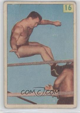 1955-56 Parkhurst Wrestling - [Base] #16 - Johnny Rougeau [Good to VG‑EX]