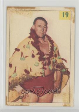 1955-56 Parkhurst Wrestling - [Base] #19 - Ken Kenneth [COMC RCR Poor]