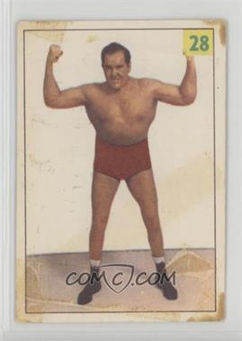 1955-56 Parkhurst Wrestling - [Base] #28 - Jim 'Goon' Henry [COMC RCR Poor]