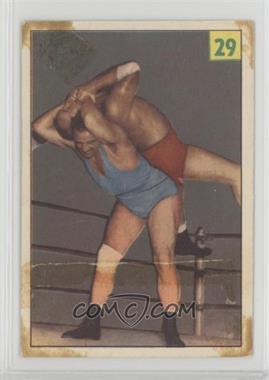 1955-56 Parkhurst Wrestling - [Base] #29 - Bob Langevin [COMC RCR Poor]
