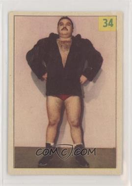 1955-56 Parkhurst Wrestling - [Base] #34 - Hassen Bey