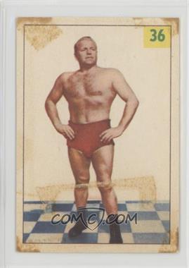 1955-56 Parkhurst Wrestling - [Base] #36 - Don Evans [COMC RCR Poor]
