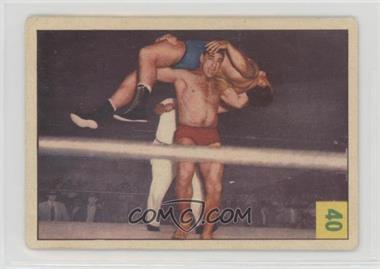 1955-56 Parkhurst Wrestling - [Base] #40 - Antonino Rocca [Poor to Fair]