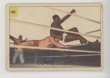 1955-56 Parkhurst Wrestling - [Base] #6 - Bobo Brazil [Poor to Fair]