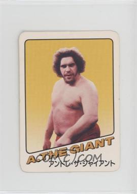 1981 Takara Wrestling Game - [Base] #ATG5.2 - 5 Red - Andre the Giant [COMC RCR Poor]