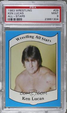 1983 Wrestling All-Stars Series A - [Base] #29 - Ken Lucas [PSA 9 MINT]