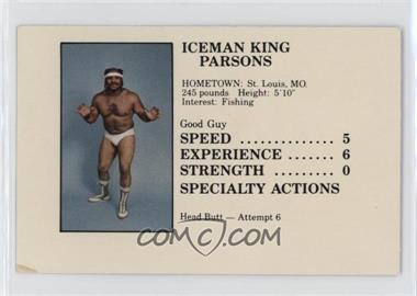 1985 Hemphill & Peek Game - Game Cards #ICKP - Iceman King Parsons [EX to NM]