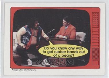 1985 O-Pee-Chee Pro Wrestling Stars - [Base] #55 - Lou Albano (Interviewed by Vince McMahon)