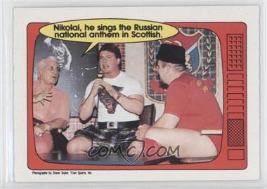 1985 O-Pee-Chee Pro Wrestling Stars - [Base] #59 - Nikolai Volkoff, Roddy Piper, Freddie Blassie