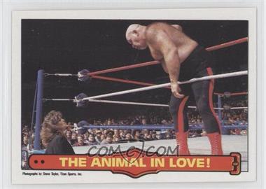 1985 O-Pee-Chee Pro Wrestling Stars - [Base] #60 - George "The Animal" Steele