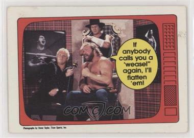 1985 O-Pee-Chee Pro Wrestling Stars - [Base] #65 - Big John Studd [EX to NM]