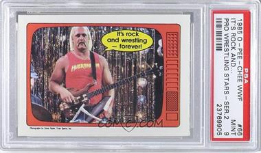 1985 O-Pee-Chee Pro Wrestling Stars - [Base] #66 - Hulk Hogan [PSA 9 MINT]