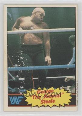 1985 O-Pee-Chee WWF - [Base] #21 - George "The Animal" Steele [Good to VG‑EX]