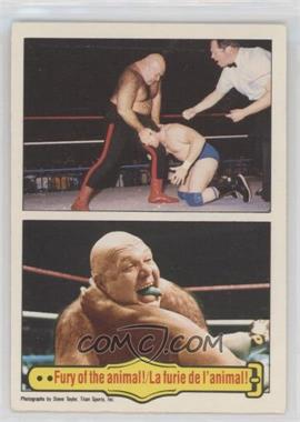 1985 O-Pee-Chee WWF - [Base] #55 - George "The Animal" Steele [EX to NM]