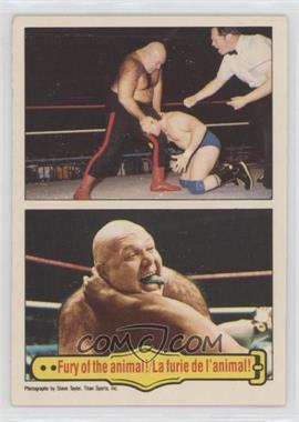 1985 O-Pee-Chee WWF - [Base] #55 - George "The Animal" Steele