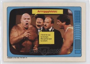 1985 O-Pee-Chee WWF - [Base] #65 - George "The Animal" Steele, Gene Okerlund