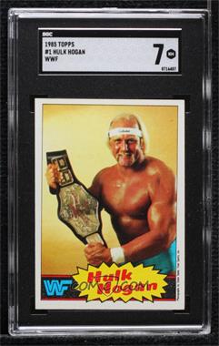 1985 Topps WWF - [Base] #1 - Hulk Hogan [SGC 7 NM]