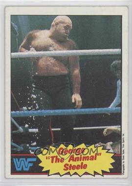 1985 Topps WWF - [Base] #21 - George "The Animal" Steele [EX to NM]
