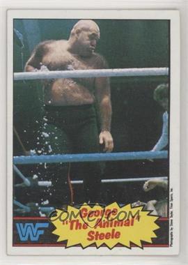 1985 Topps WWF - [Base] #21 - George "The Animal" Steele [EX to NM]