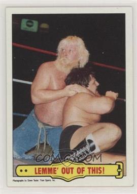 1985 Topps WWF - [Base] #35 - Moondog Rex, David Sammartino