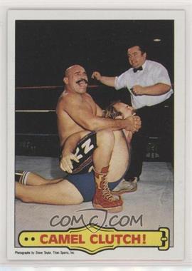 1985 Topps WWF - [Base] #49 - The Iron Sheik, Hulk Hogan