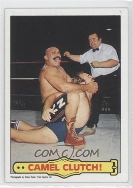 1985 Topps WWF - [Base] #49 - The Iron Sheik, Hulk Hogan