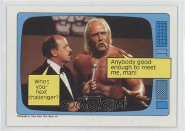 1985 Topps WWF - [Base] #57 - Hulk Hogan