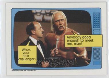 1985 Topps WWF - [Base] #57 - Hulk Hogan