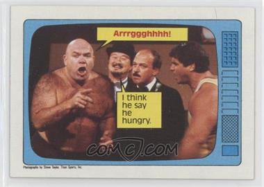 1985 Topps WWF - [Base] #65 - George "The Animal" Steele, Gene Okerlund