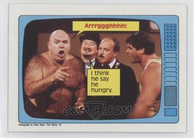 1985 Topps WWF - [Base] #65 - George "The Animal" Steele, Gene Okerlund