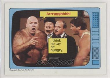 1985 Topps WWF - [Base] #65 - George "The Animal" Steele, Gene Okerlund