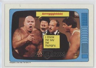 1985 Topps WWF - [Base] #65 - George "The Animal" Steele, Gene Okerlund