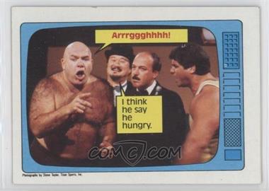 1985 Topps WWF - [Base] #65 - George "The Animal" Steele, Gene Okerlund